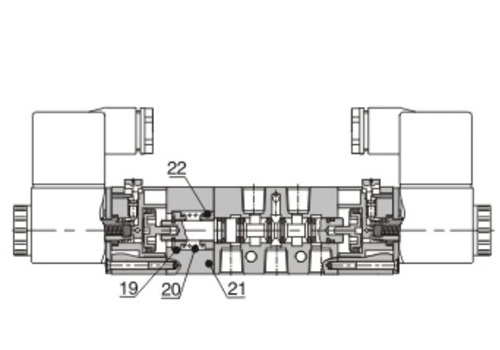 Inner structure AirTAC Solenoid Valve 4V series