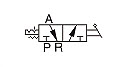 Symbol AirTAC วาล์วระบายลม (On-Off Valve) รุ่น GZ Series