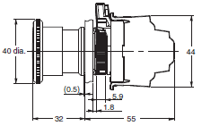 A22NE-PD / A22NE-P / A22E Dimensions 25 