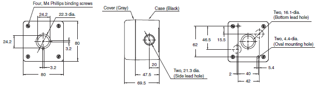 A22NE-PD / A22NE-P / A22E Dimensions 34 